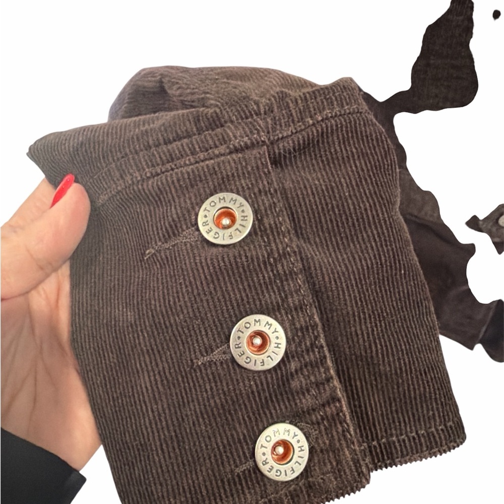 Tommy Hilfiger Dark Brown Corduroy Blazer Jacket - Picture 3 of 4